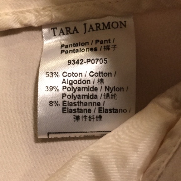 Tara Jarmon Winter White Stretch Pants 38 EU - Picture 4 of 8